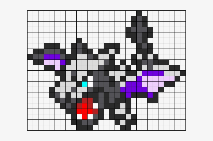 Aerodactyl Pokemon Bead Pattern Perler Bead Pattern - Pokemon Pixel Art Aerodactyl, transparent png