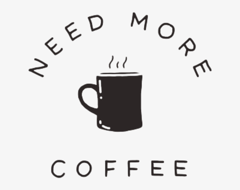 Coffee Black Text Tumblr Sticker - Coffee Png, transparent png