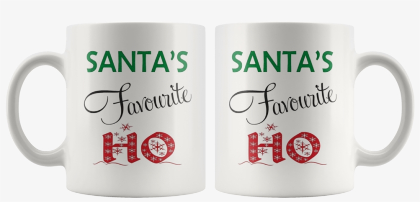 Santa Favourite Ho Funny Novelty Mug Coffee Tea Cup - Mug, transparent png