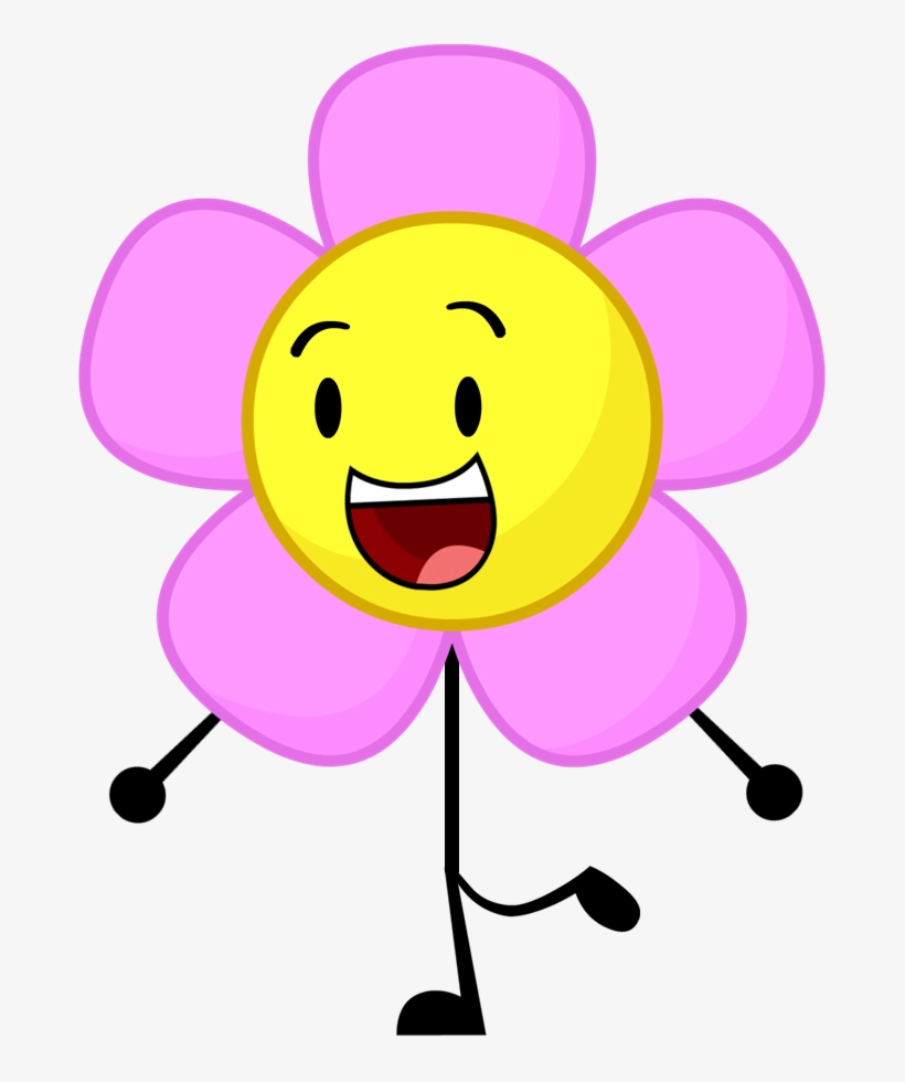 Cartoon Tounge - Battle For Dream Island Flower, transparent png