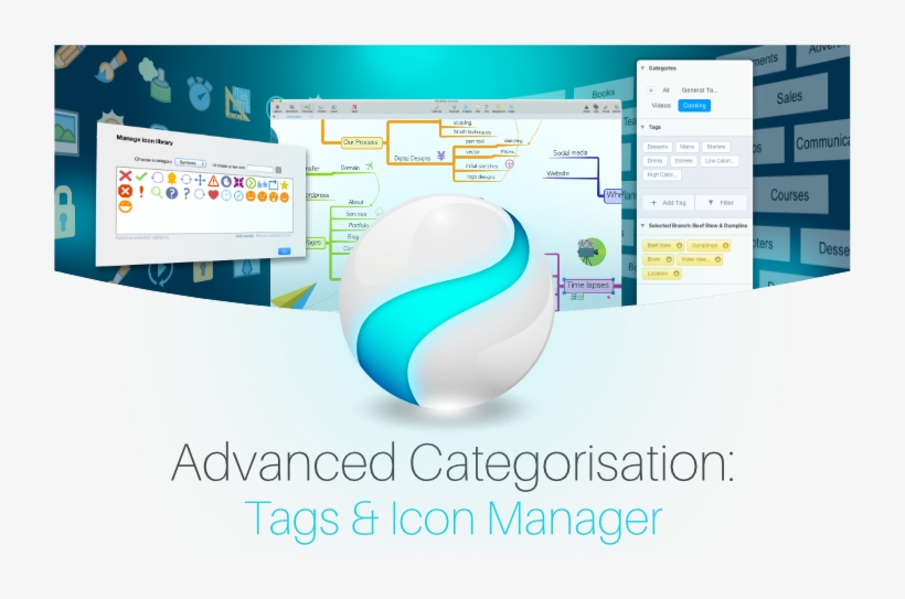 Tags And Icon Manager, transparent png