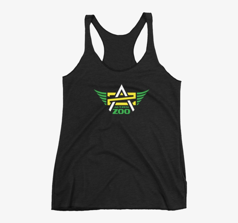 Women's Autzen Zoo Racerback Tank - Bold Beautiful Strong Racerback Tank - Tri Blend, Beautiful, transparent png