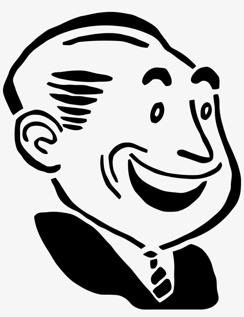 Angry Emoji Clipart Angry Man - Smiling Man Clip Art, transparent png