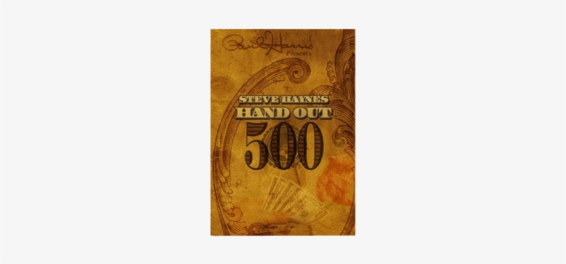 Paul Harris Presents Hand Out 500 By Steve Haynes Dvd, transparent png