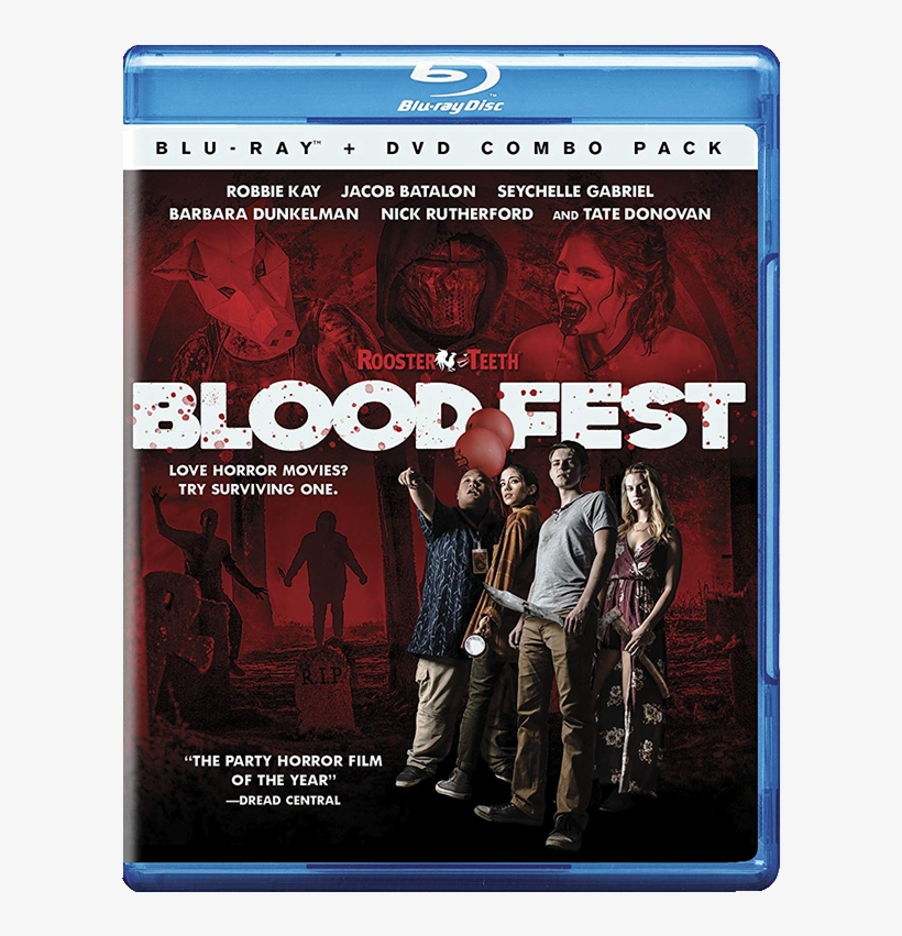 Rooster Teeth's Blood Fest Blu-ray Dvd Combo Pack, transparent png