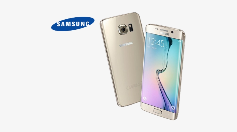 Samsung Galaxy S6 Edge - Samsung Galaxy S 6 Edge Gold, transparent png