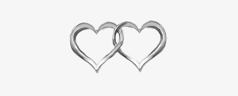 Double Open Hearts Topper - Heart, transparent png
