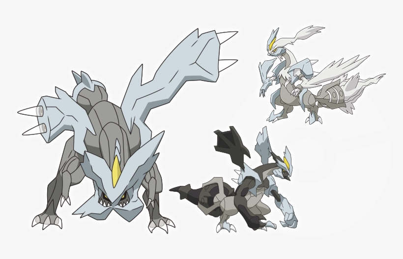 A Powerful Dragon-type Pokémon With The Combined Powers - Mascot Touch Pen For Nintendo 3ds (black Kyurem), transparent png