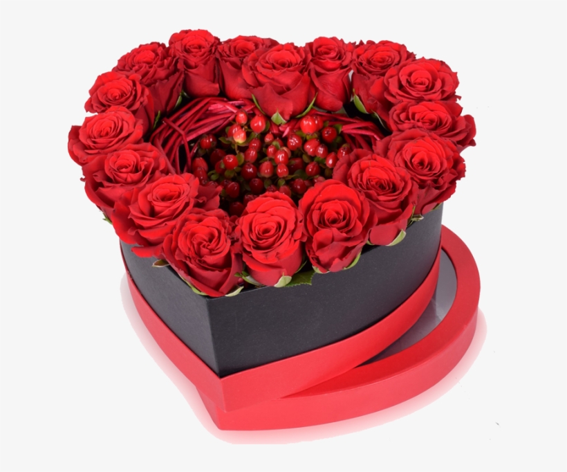 Open Heart -roses N Berries - Rose N Alphabet Images In Heart, transparent png