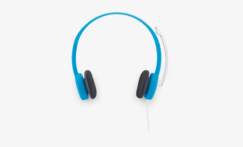 Stereo Headset H150 Sky Blue Glamour Image Lg - Logitech H150 Stereo Headset, transparent png