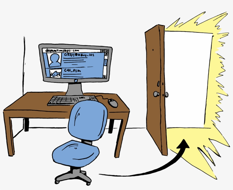 Online Dating Dumb - Cartoon, transparent png