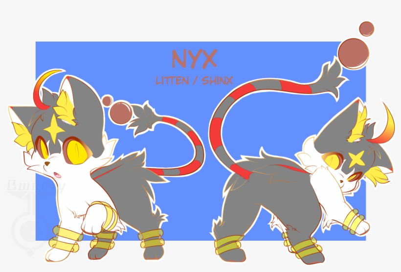 Nyx The Litten/shinx Hybrid - Cartoon, transparent png