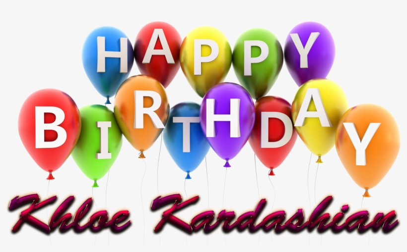 Khloe Kardashian Happy Birthday Balloons Name Png - Kenor Birthday Guitar Piano Music Note Silicon 8g Usb, transparent png