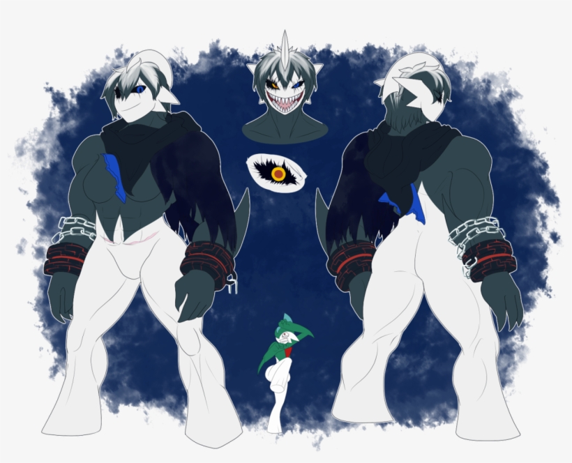 How Do I Muscles On A Gallade *ahem* Second Commission - Cartoon, transparent png