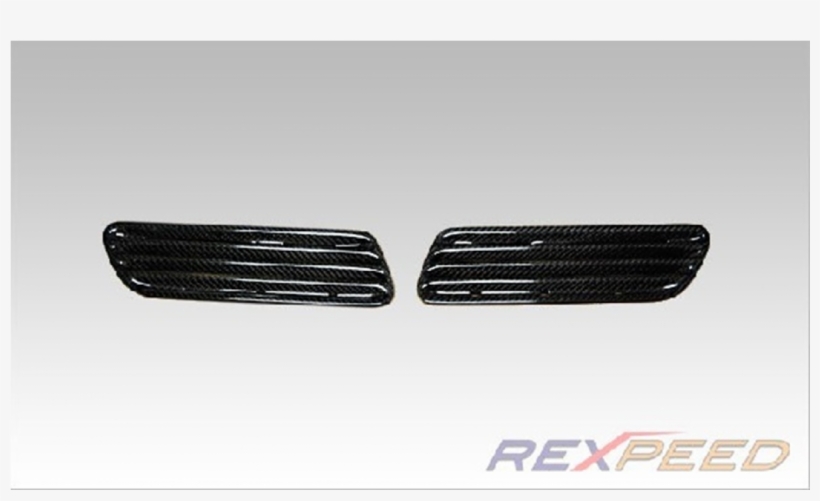 Rexpeed R142 Oem-style Carbon Fiber Hood Vents Mitsubishi, transparent png