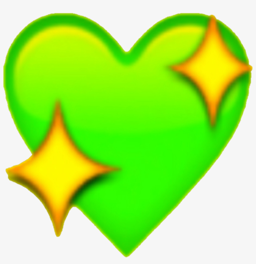 Shiny Heart Emoji Png, transparent png