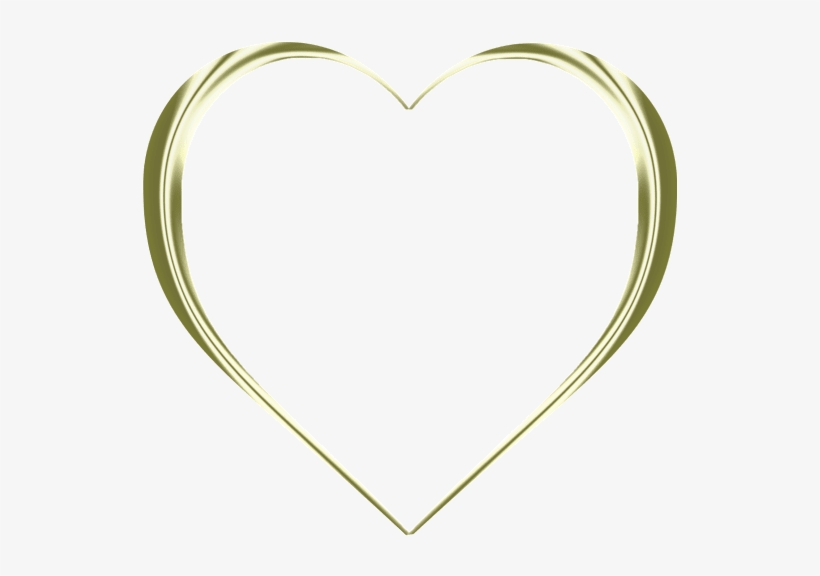 Corazones Dorados Png - Heart, transparent png