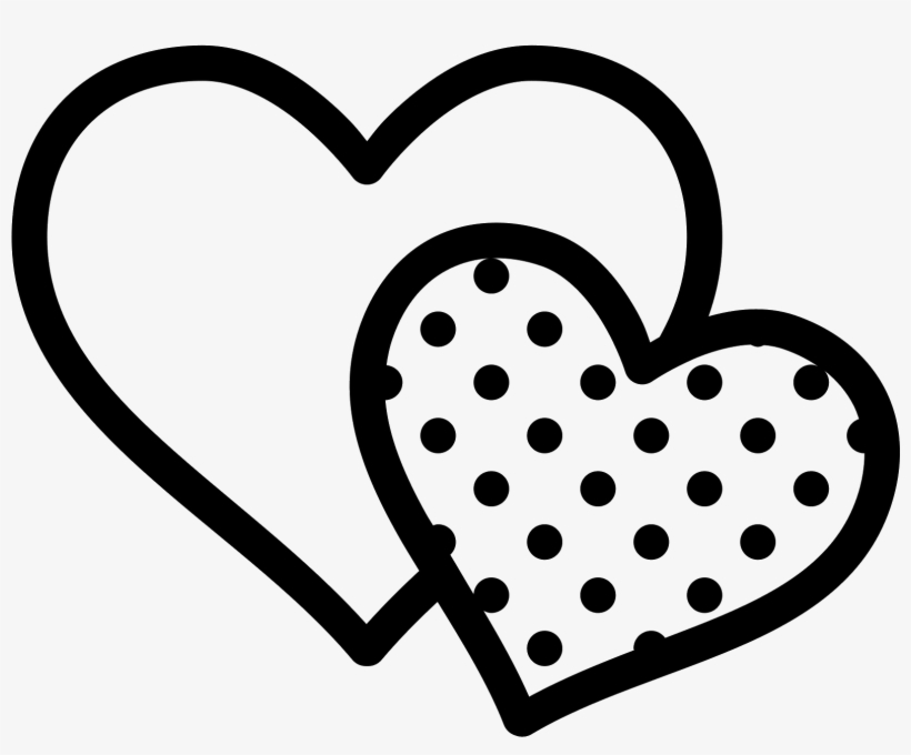 Dos Corazones Icon - Two Hearts Drawing, transparent png