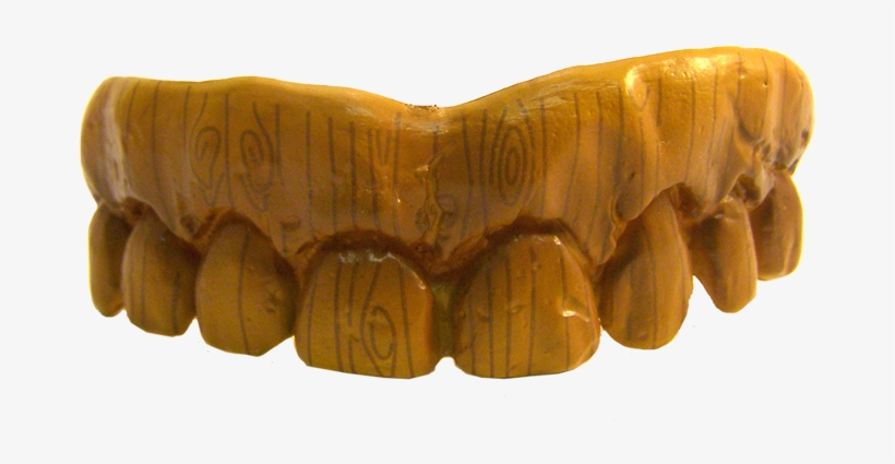 My Wooden Teeth - Billy Bob Fake Halloween Teeth - Wooden, transparent png