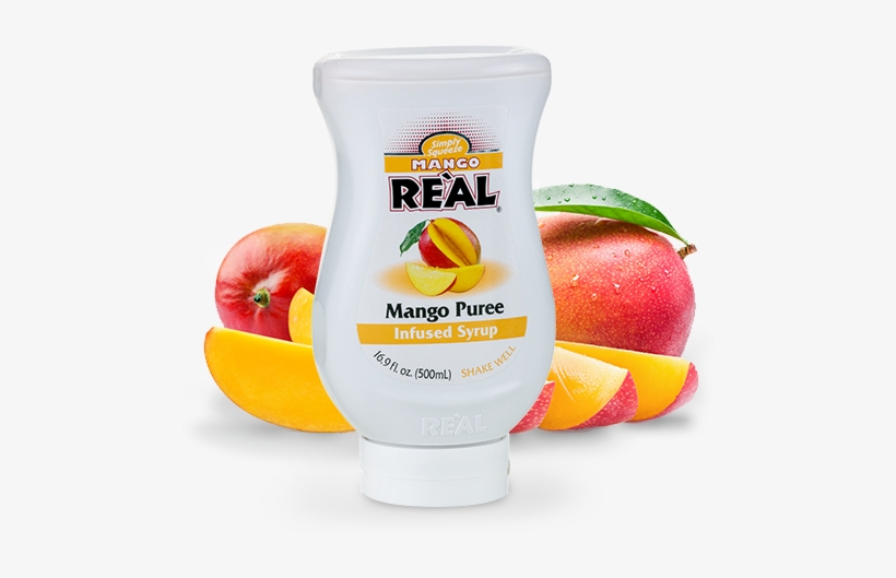 Ind-mango - Re'al Infused Syrup, Mango Puree - 16.9 Fl Oz Bottle, transparent png