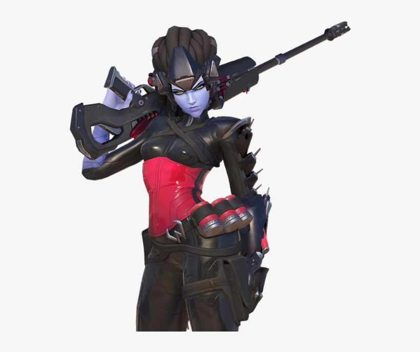Overwatch - Widowmaker Noire, transparent png