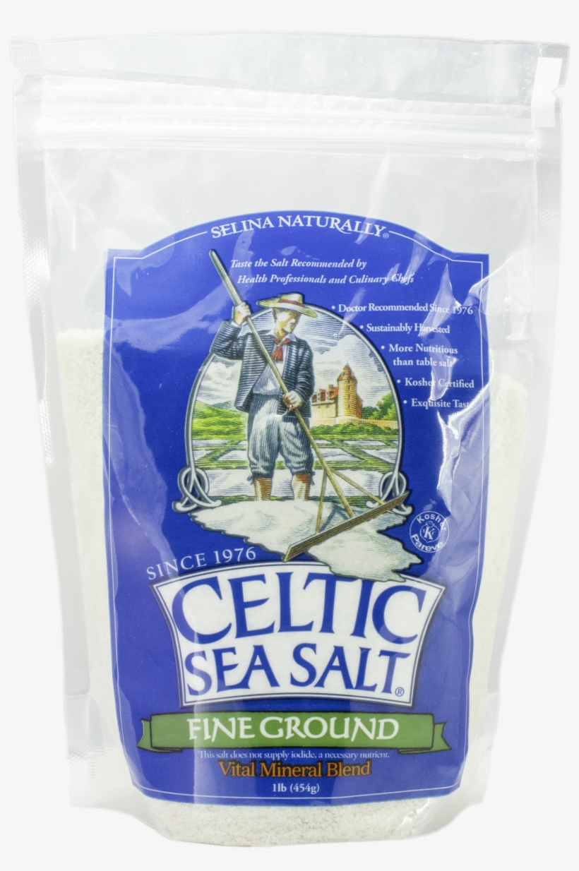 Celtic Salt, Fine Ground, 16 Oz, transparent png