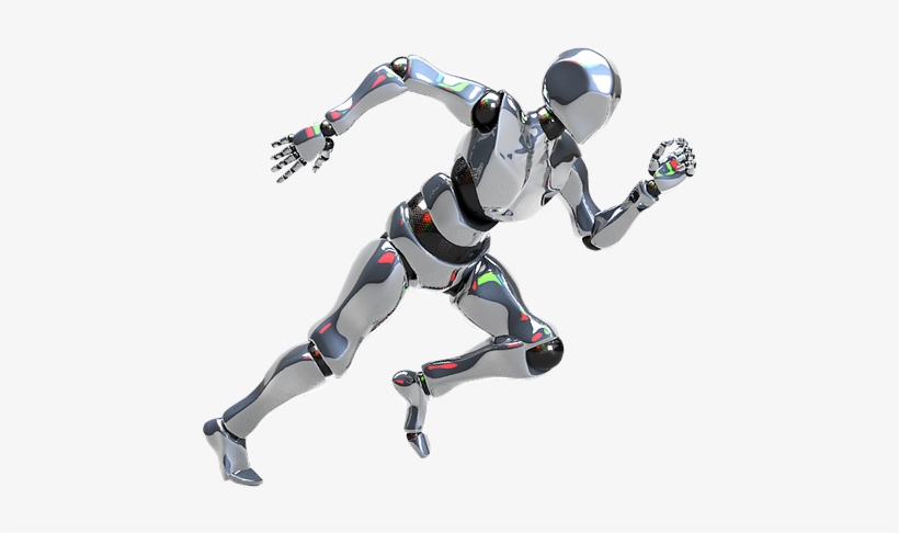 A Running Robot - Robot Run, transparent png
