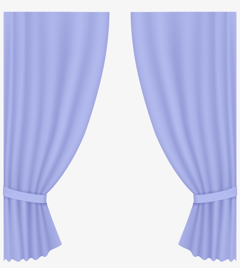 Violet Clipart Curtain - Curtain, transparent png