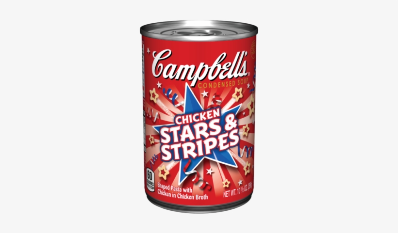 Chicken, Stars, And Stripes Soup - Campbells Condensed Soup, Chicken Noodle - 22.4 Oz, transparent png