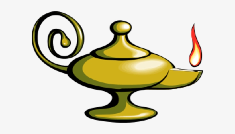 Lamps Clipart Gene - Aladdin Lamp, transparent png