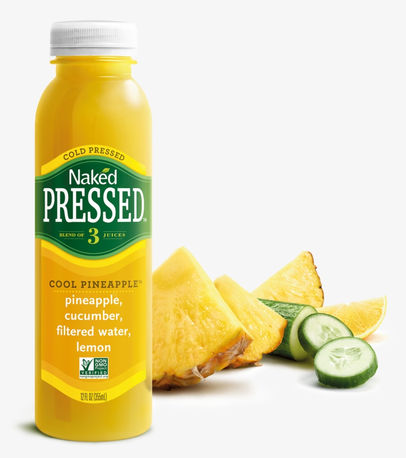 Cool-pineapple - Naked Pressed Juice Pineapple, transparent png
