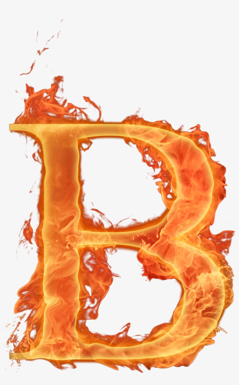 Alfabeto Inspiracion China Png Imagenes Png Del Alfabeto - Fire Letter B Png, transparent png
