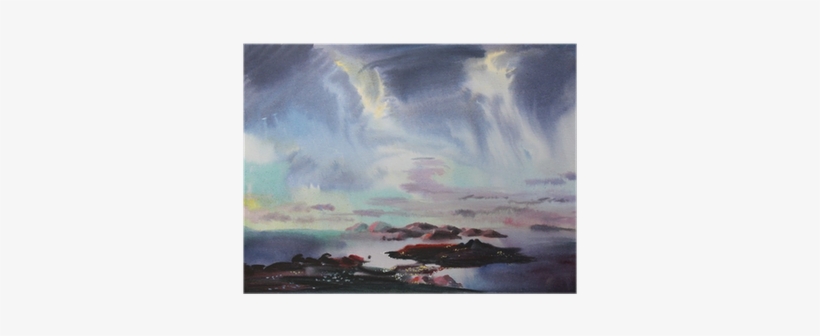 Watercolor Painting Of The Sicily, Italy - Painting, transparent png
