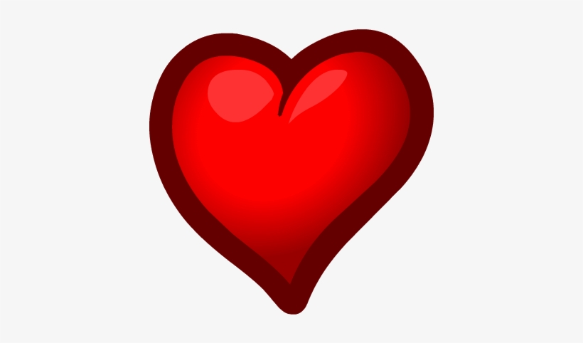 File - Cpnext Emoticon - Heart - Corazon Club Penguin, transparent png