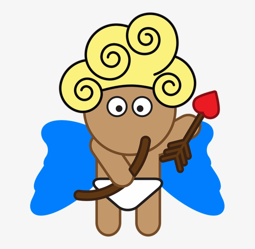 Half Life Clipart Cupid - Cupido En Pañal, transparent png
