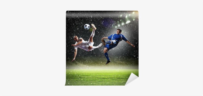 Playing Football In Stadium, transparent png