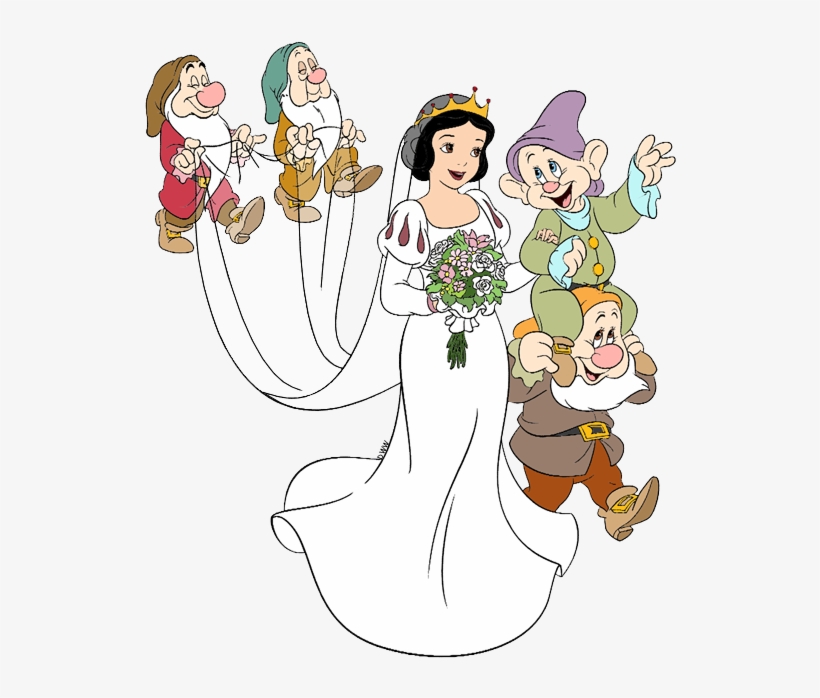Snow White Clipart Dopey - Snow White Wedding Disney, transparent png