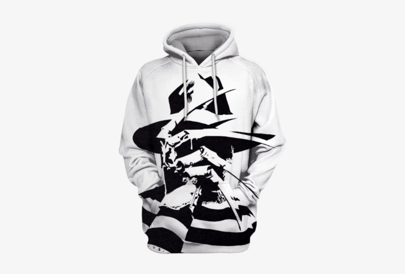 3d Freddy Krueger Hoodie - Freddy Krueger Stencil, transparent png