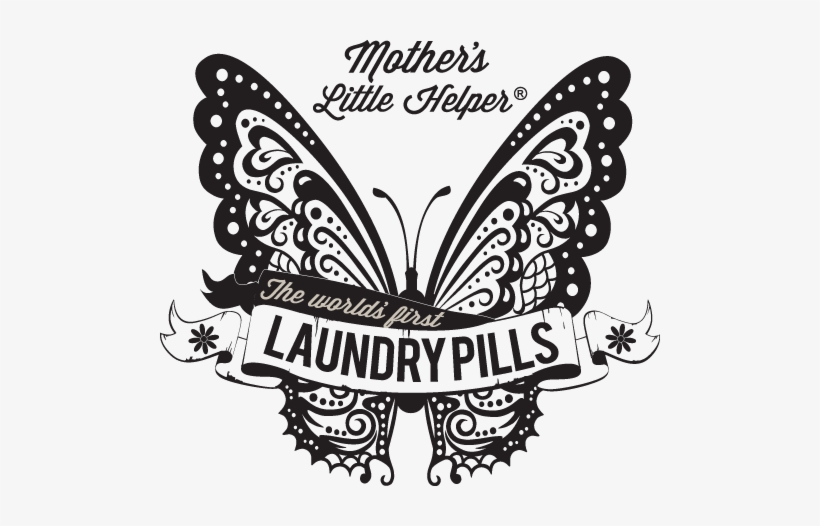 Laundry Pills Logo - Lace Butterfly Tattoos, transparent png
