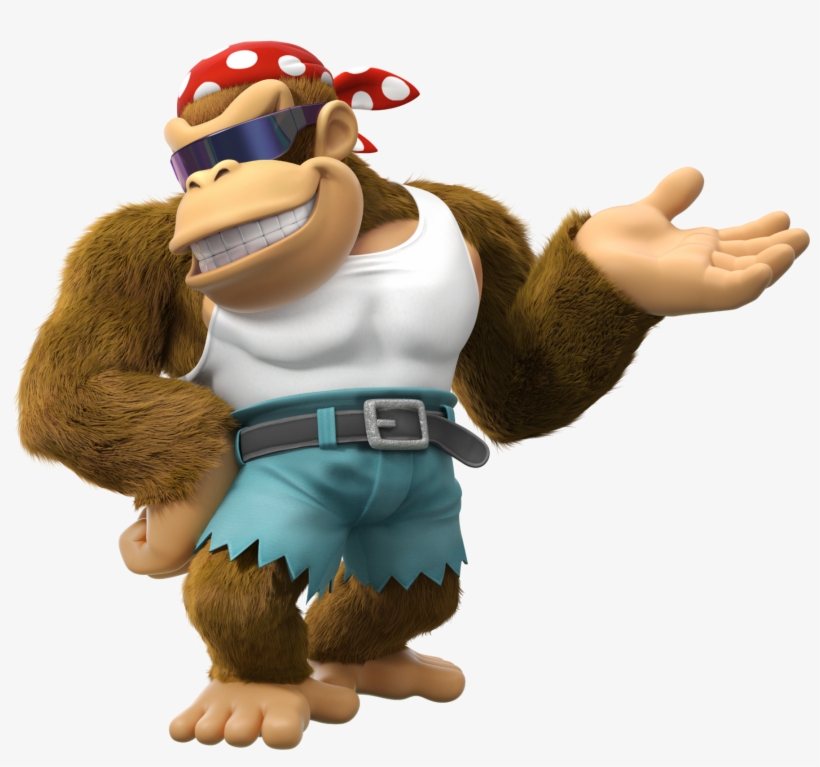 Funky Kong Artwork - Funky Kong Donkey Kong, transparent png