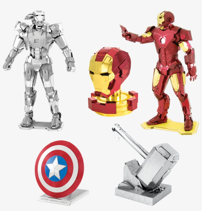 Picture Of Set Avengers - Metal Earth Puzzles Marvel, transparent png