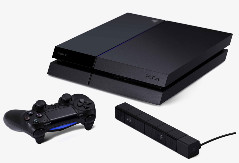 Playstation 4 Console - Sony Playstation 4 500gb Console - Black, transparent png
