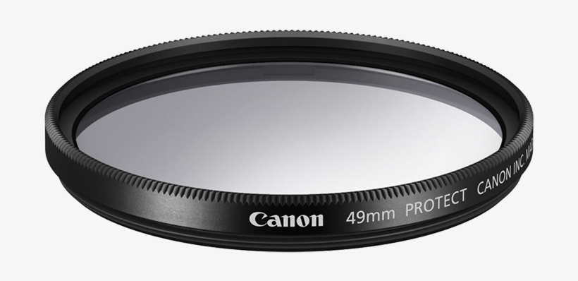 Canon 49mm Protect Filter - Canon - Filter - Protection - 49 Mm, transparent png