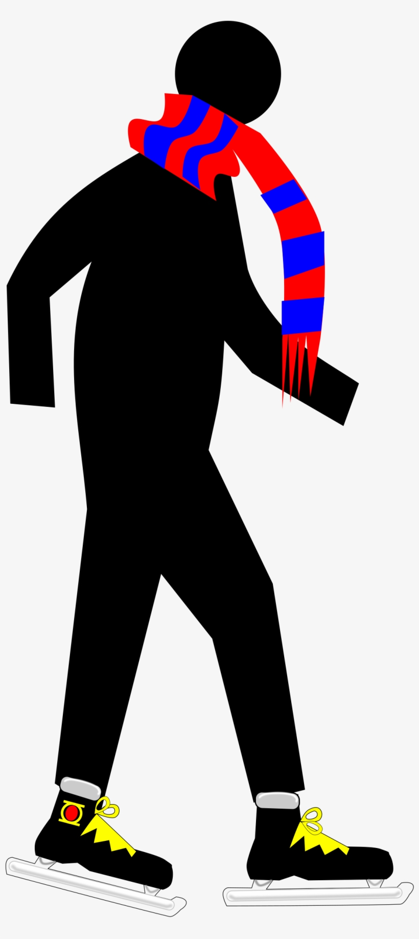 This Free Icons Png Design Of Skater With Scarf, transparent png