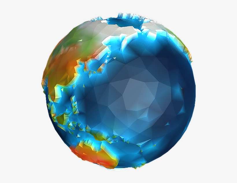 Lowpolyearth Lowpolyearth1 Lowpolyearth2 - Low Poly Earth Png, transparent png