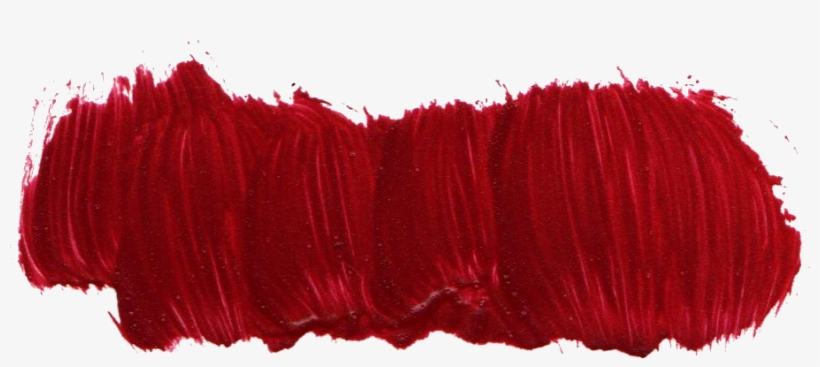 23 Dark Red Paint Brush Stroke - Fence, transparent png