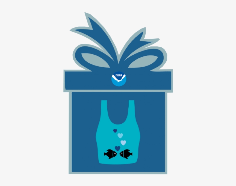 Graphic Of A Present With A Reusable Bag Decorated - Maillot, transparent png