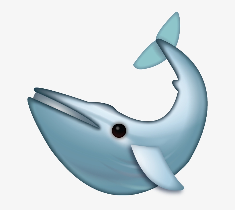 Blue Whale Iphone Emoji Jpg - Whale Emoji Png, transparent png