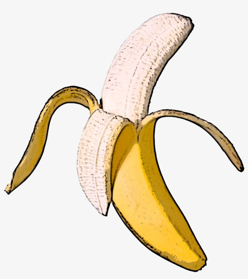 Banana, transparent png