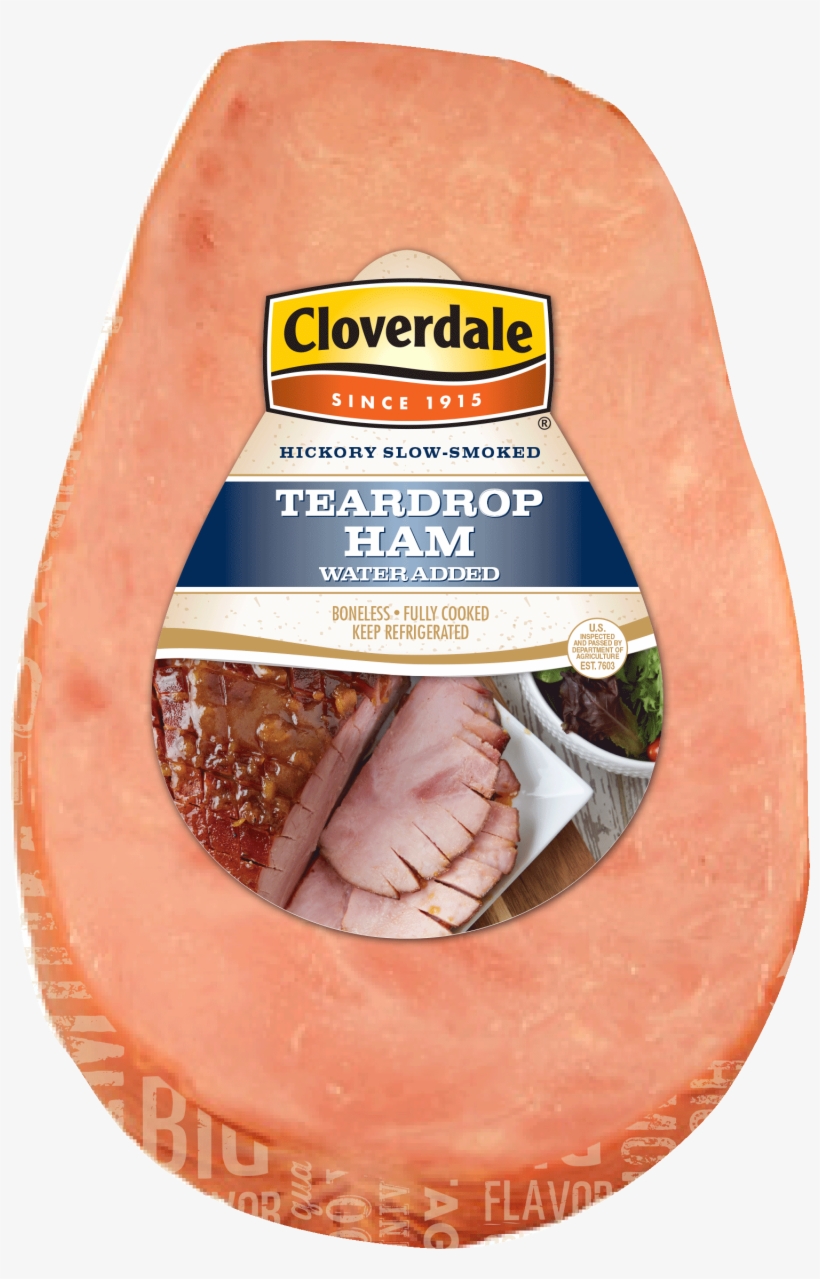 1/2 Boneless Teardrop Ham - Cloverdale Foods Co Cloverdale Cooked Bratwurst 14, transparent png